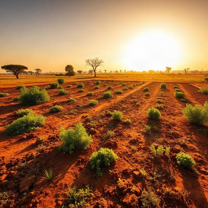 One-acre agricultural plot with red volcanic soil along Webuye Highway