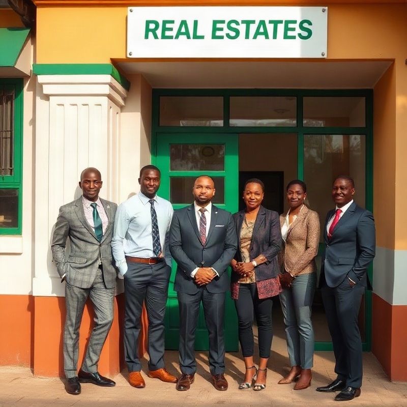 Small team of Forgehcloud advisors outside their Kakamega office